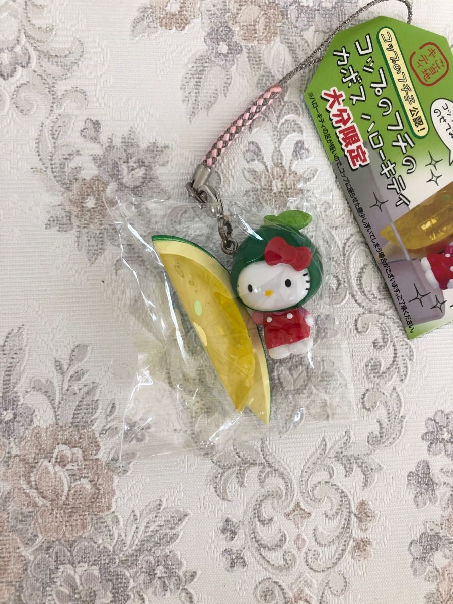 ハローキティ コップのフチ子 大分限定 カボス ご当地キティ