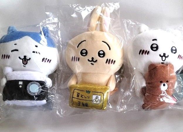 ちいかわ デスクトップから見守るひっかけぬいぐるみ 初期物 ちいかわ