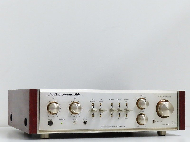 Yahoo!オークション - LUXMAN CL-360 真空管 プリアンプ CL360 ラック