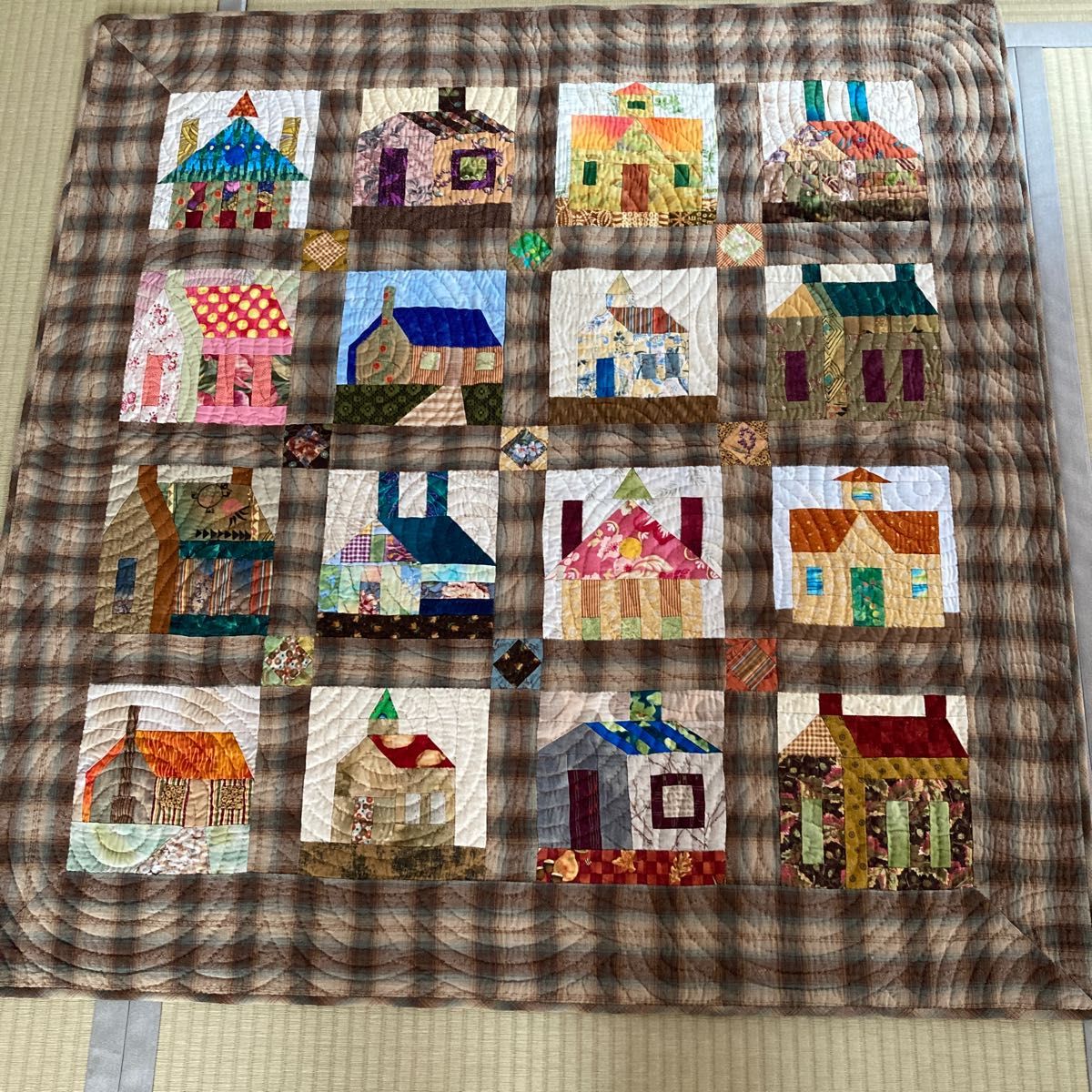 パッチワークタペストリー ハウス2｜Yahoo!フリマ（旧PayPayフリマ）