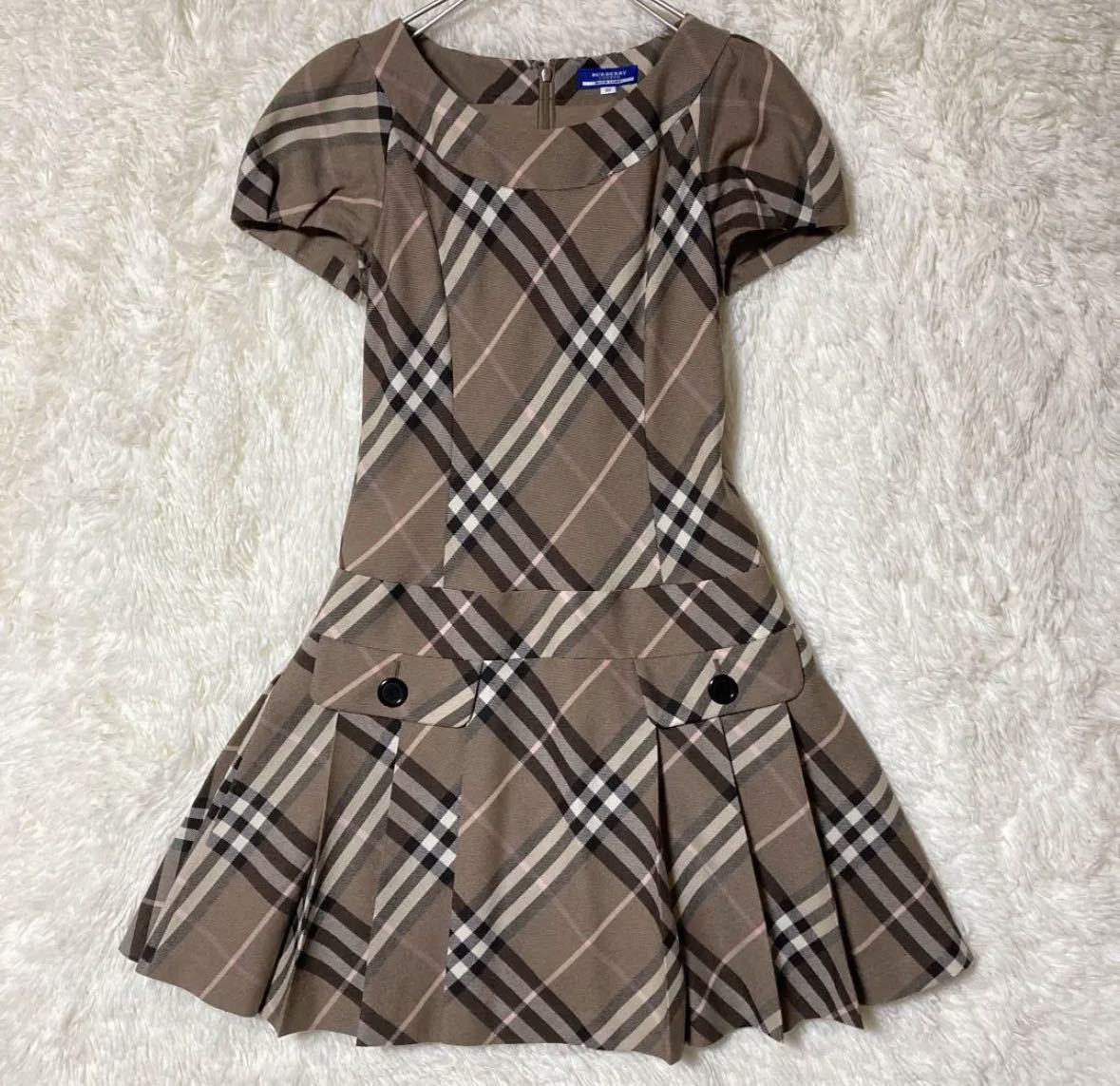 アパレル】 極美品 Burberry Blue label バーバリーブルーレーベル