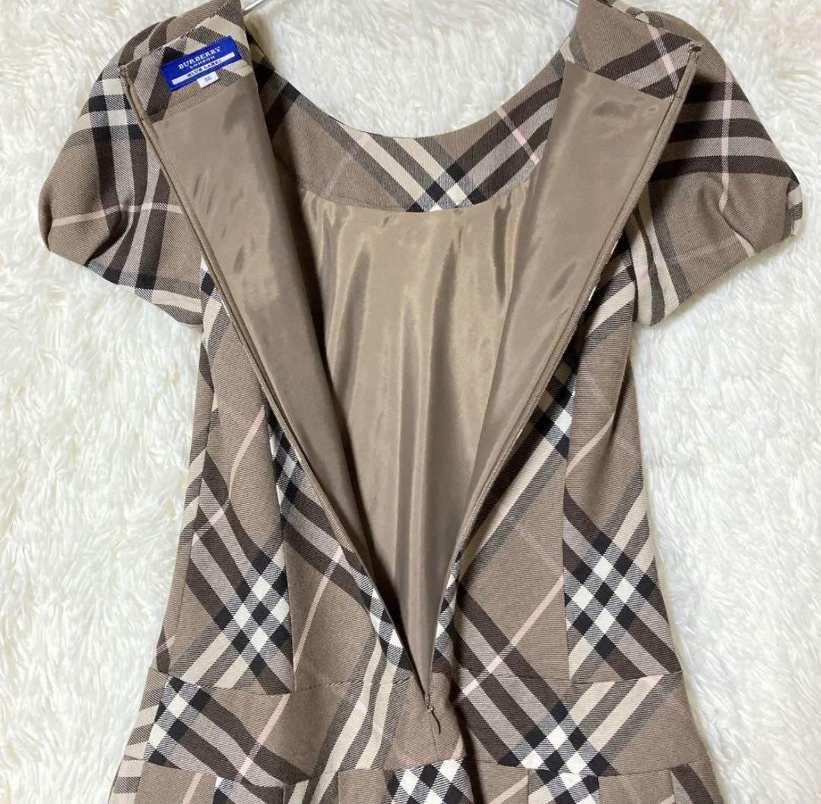 アパレル】 極美品 Burberry Blue label バーバリーブルーレーベル