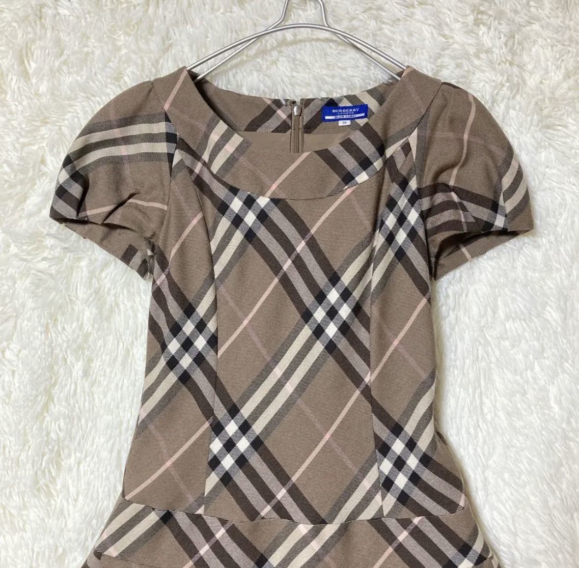 アパレル】 極美品 Burberry Blue label バーバリーブルーレーベル