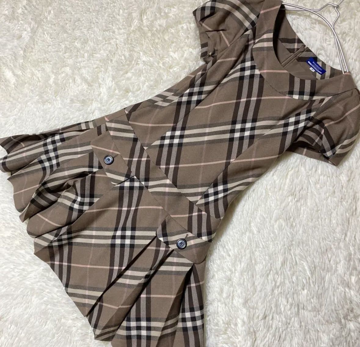 アパレル】 極美品 Burberry Blue label バーバリーブルーレーベル
