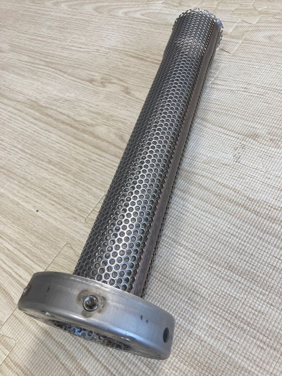 未使用ジャンク 汎用 4インチ スーパートラップサイレンサー 443-1717