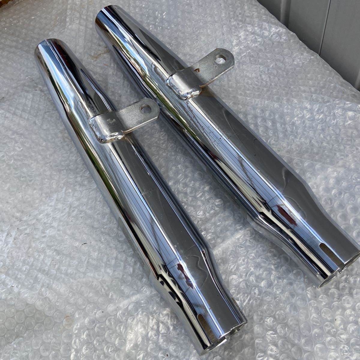 美品 当時物 FX ショベル ハーレー マフラー サイレンサー 純正