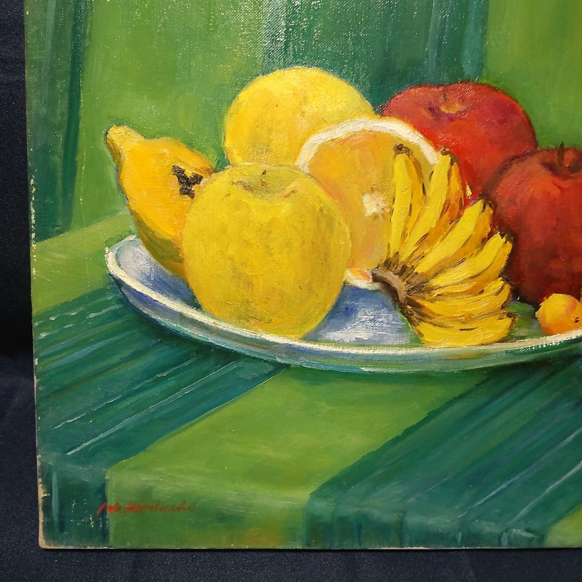 192 絵画 油彩 油絵 静物画 堀内治夫 作 額装 額縁付き｜Yahoo!フリマ