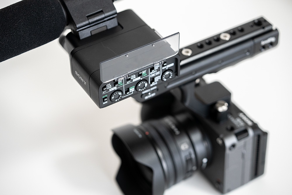 SONY XLR-H1ハンドルユニット+ECM-XM1（マイク）+グリップ