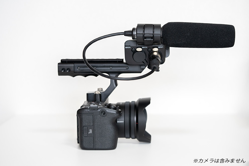 SONY XLR-H1ハンドルユニット+ECM-XM1（マイク）+グリップ