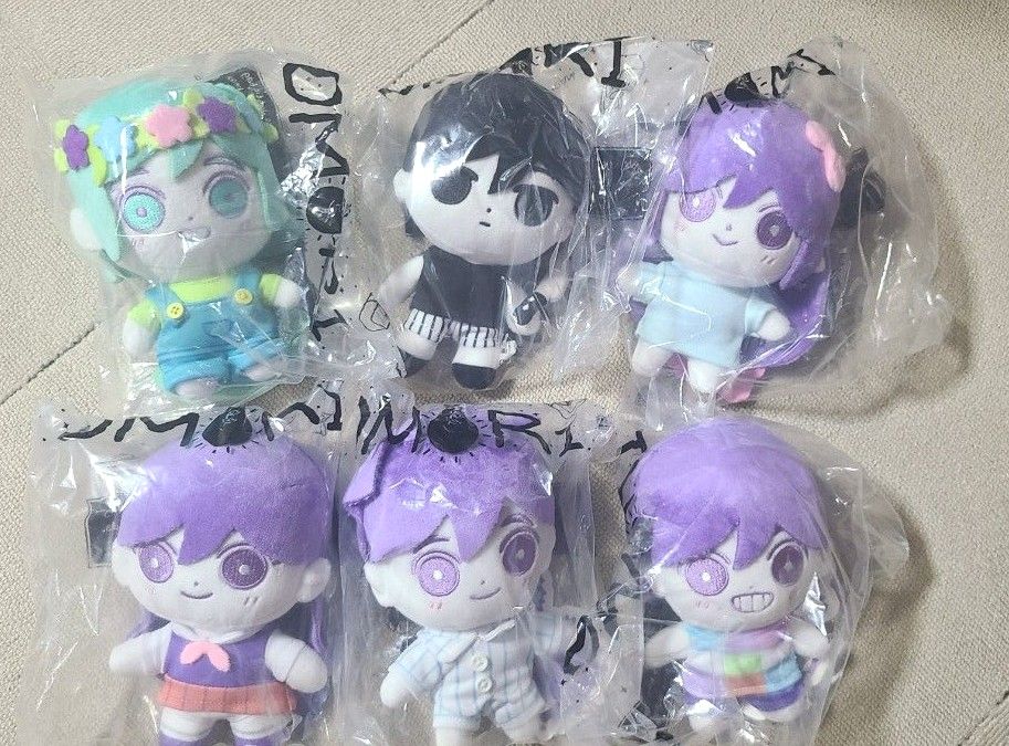 omori オモリ ぬいぐるみ 全種類セット インディーゲーム Plush 6種