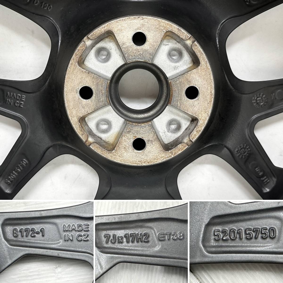 送料込 1本 即決 アバルト 595 コンペティツィオーネ 後期 純正