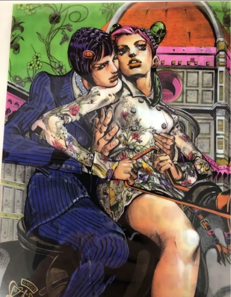 ジョジョ展 A4 クリアファイル 2枚セット 承太郎 イギー 徐倫