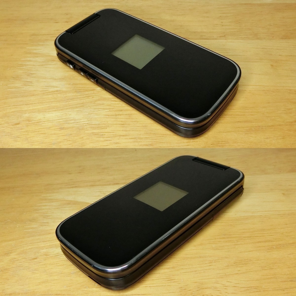 ドコモ F-01G ブラック 充電器 卓上ホルダー 初期化済み らくらくホン