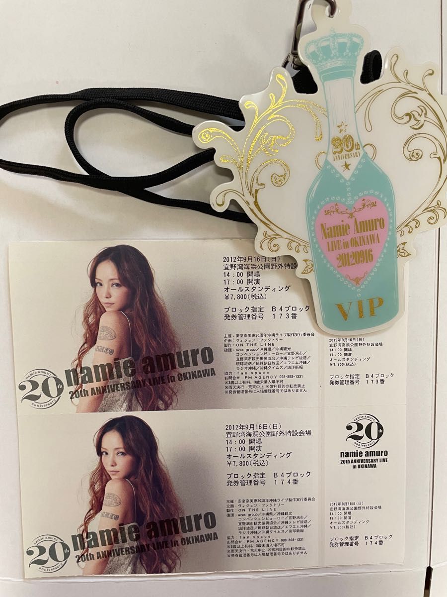 安室奈美恵 20周年コンサート グッズ チケット｜Yahoo!フリマ（旧