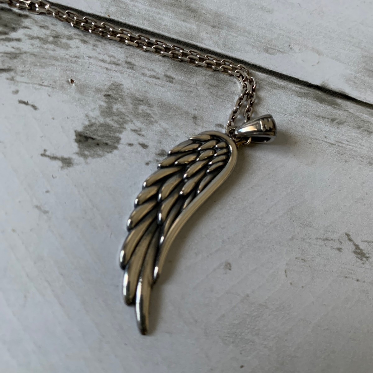 美品 矢沢永吉 ネックレス ウイング シルバー 生産終了 オフシャル