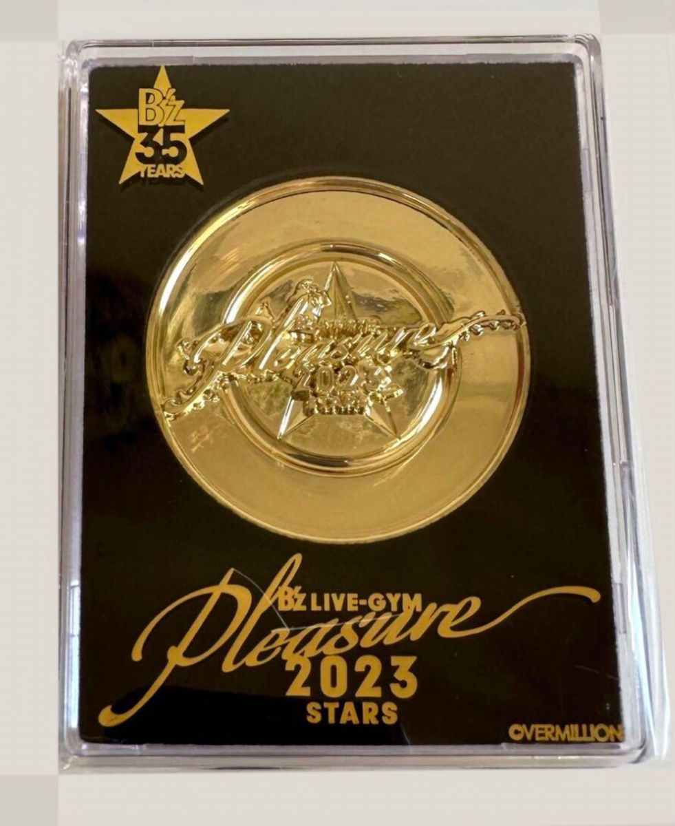 B'z プレミアム席 限定 グッズ メモリアルメダル STARS 35周年