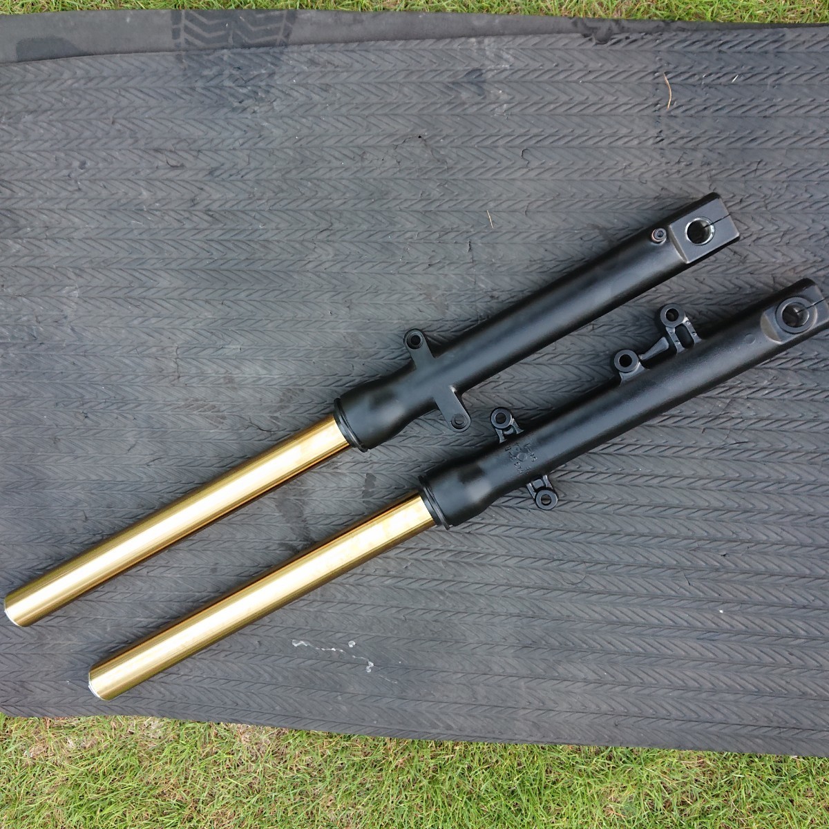 バリオス2 OH済 フロントフォーク 新品ゴールドインナーチューブ