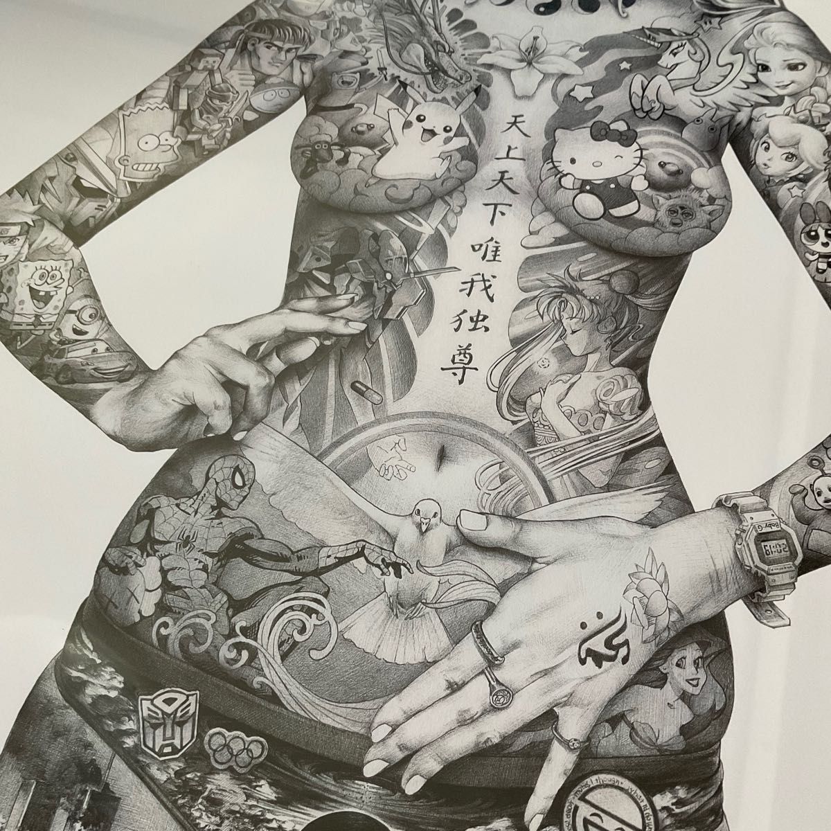 大友昇平 / Shohei Otomo 「平成聖母」 A2ポスター 黒額装 or 新品未