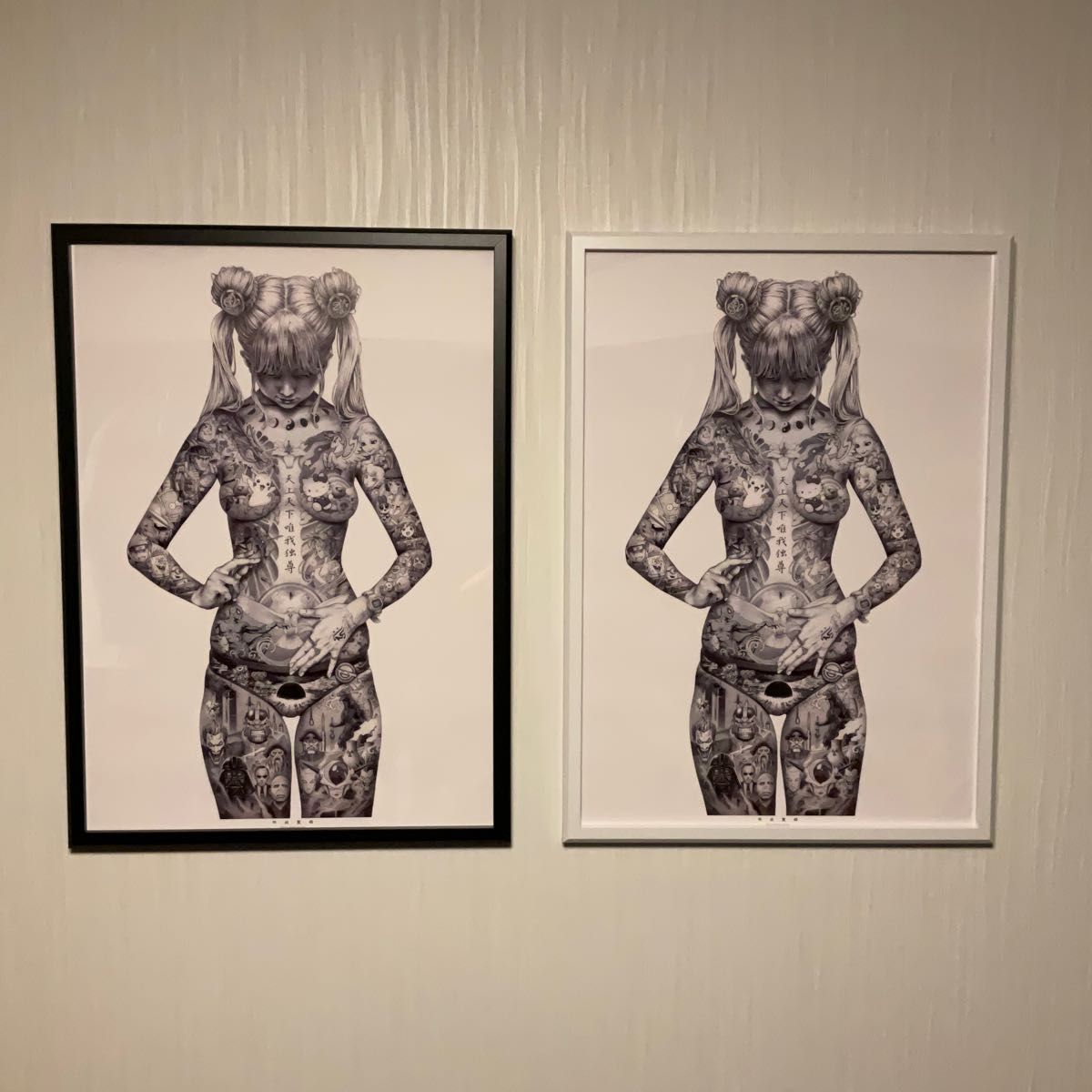 大友昇平 / Shohei Otomo 「平成聖母」 A2ポスター 黒額装 or 新品未