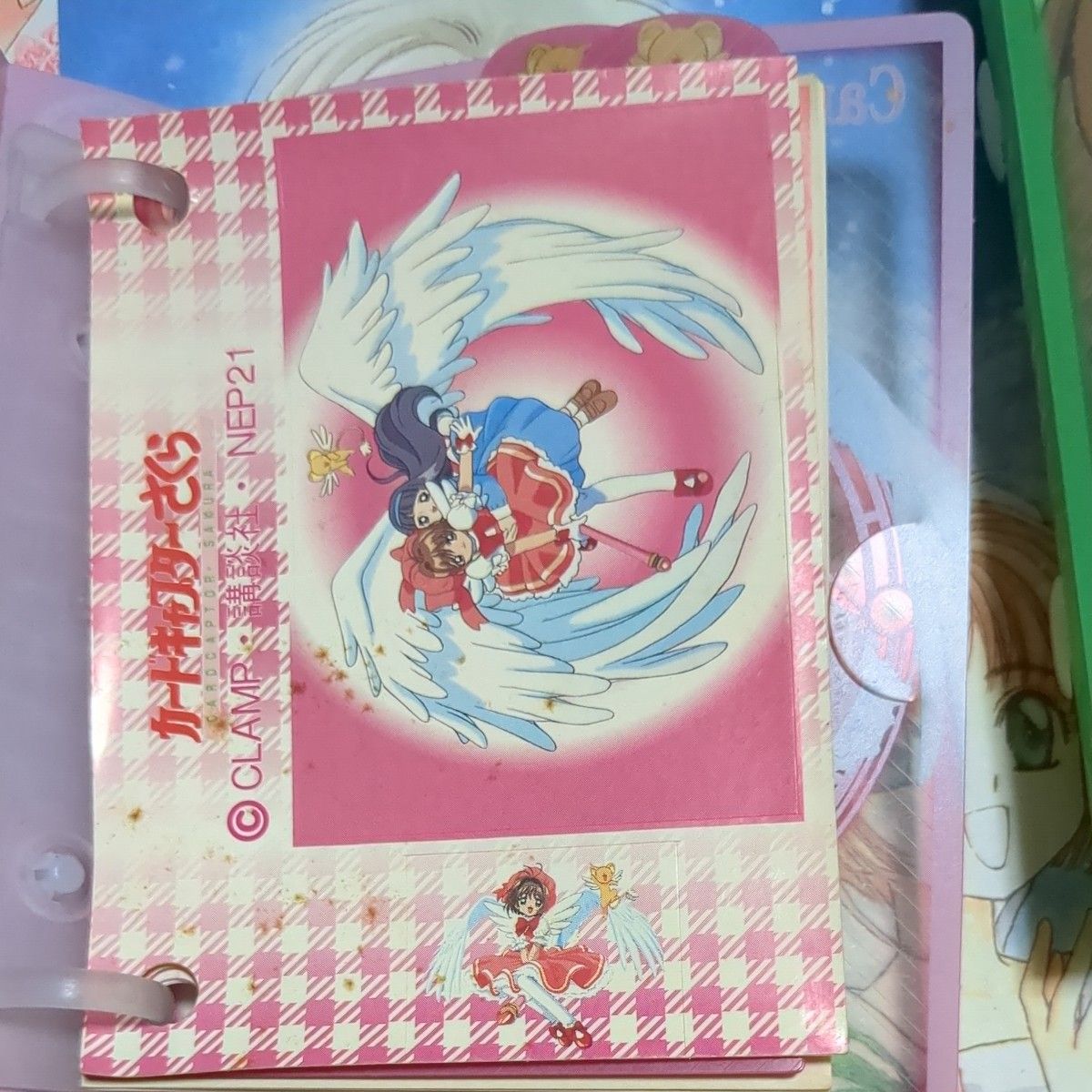 CLAMPカードキャプターさくらxxxHOLiC便箋シールポストカードメモ帳