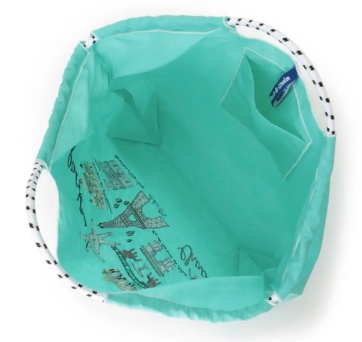 ボールアンドチェーン チャコット パリ エコバッグL ホワイト 新品