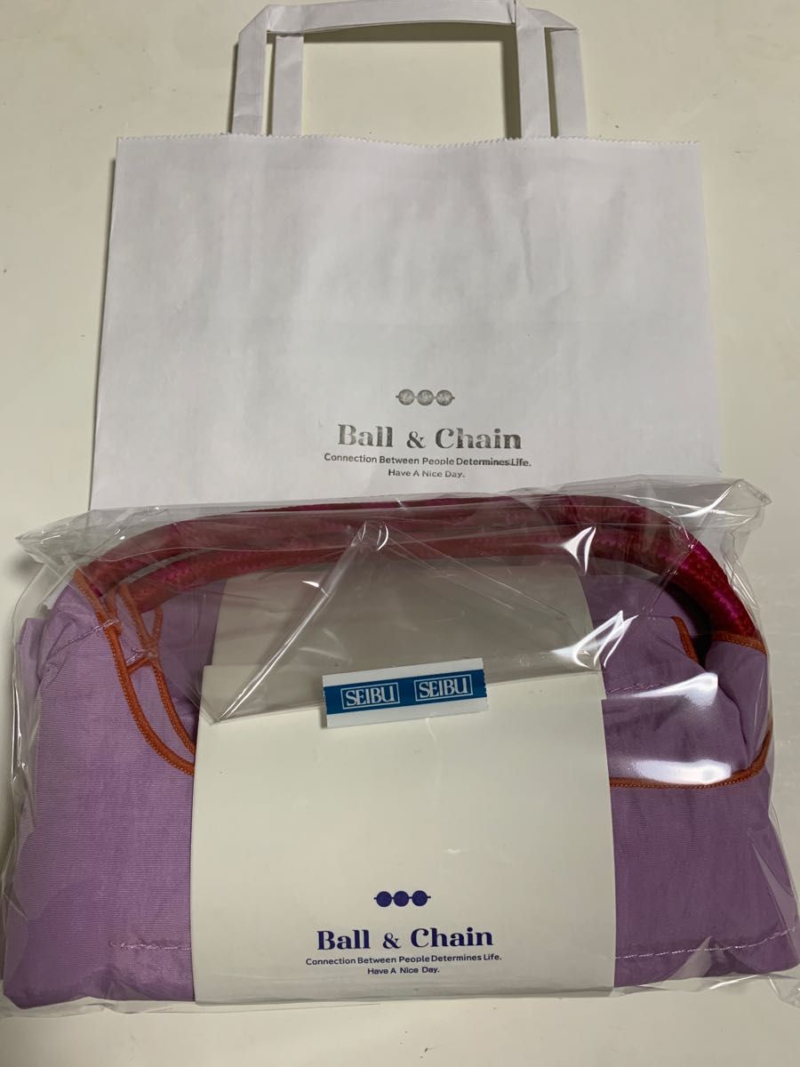 チャコット ボールアンドチェーン コラボ パリトート エコバッグ L