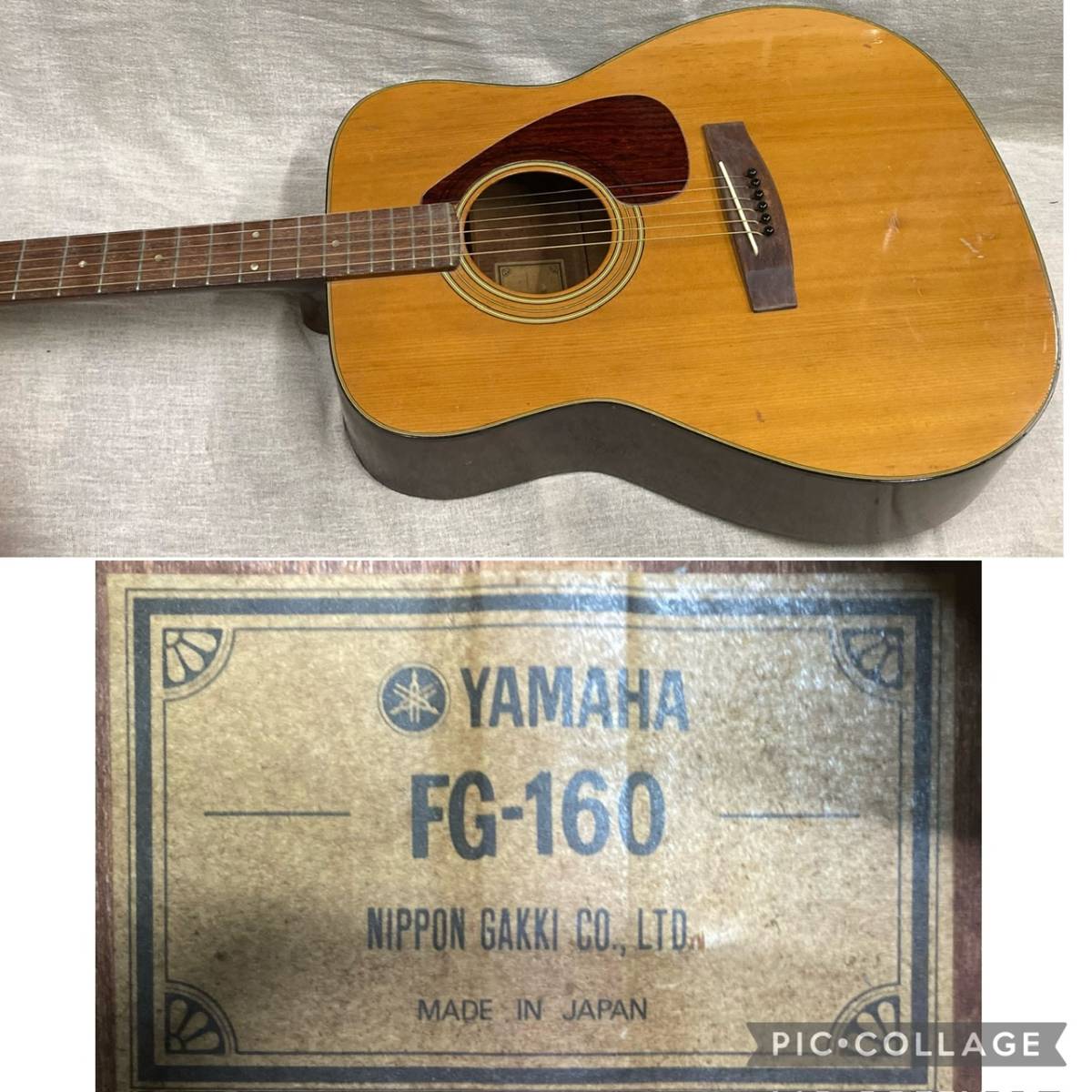 Yahoo!オークション - YAMAHA ヤマハ FG-160 グリーンラベル ドレッド