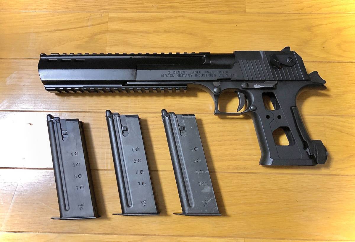 東京マルイ デザートイーグル.50AE 10インチインナーバレル交換済み