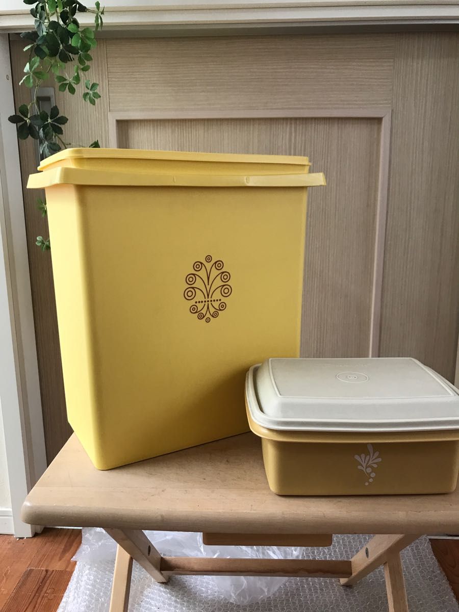 まとめて2点】タッパーウェア保存容器 10キロキーパー 米びつ 全国送料