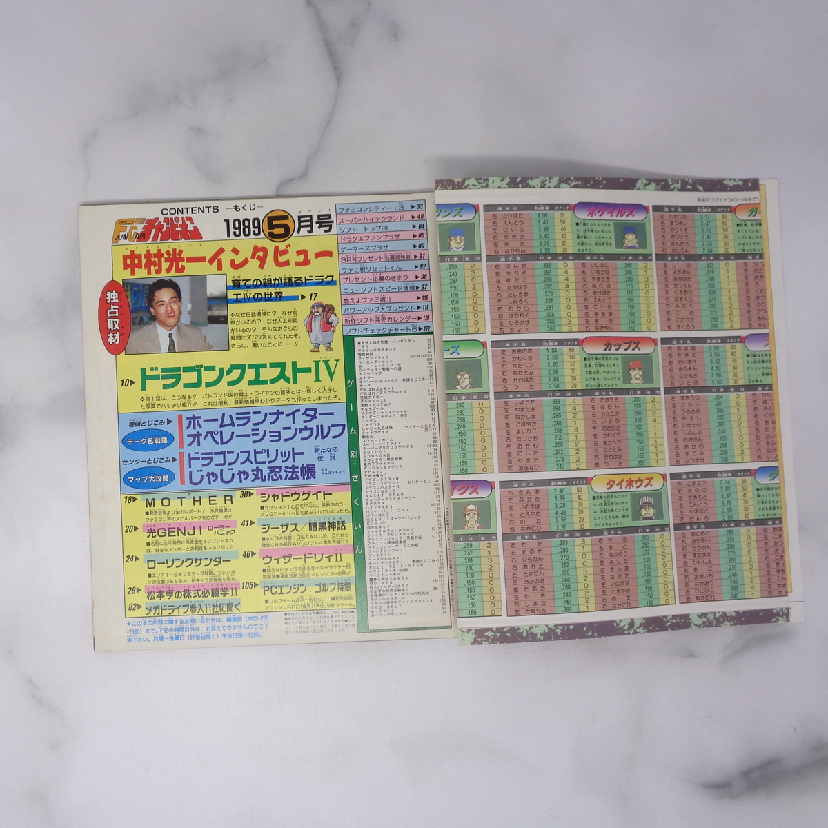 ファミコンチャンピオン 1989年5月号 /ドラゴンクエスト4/中村光一