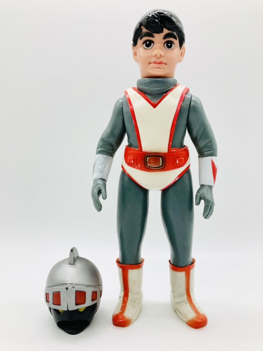 Yahoo!オークション - 美品 旧バンダイ 当時物 シルバー仮面 ソフビ人