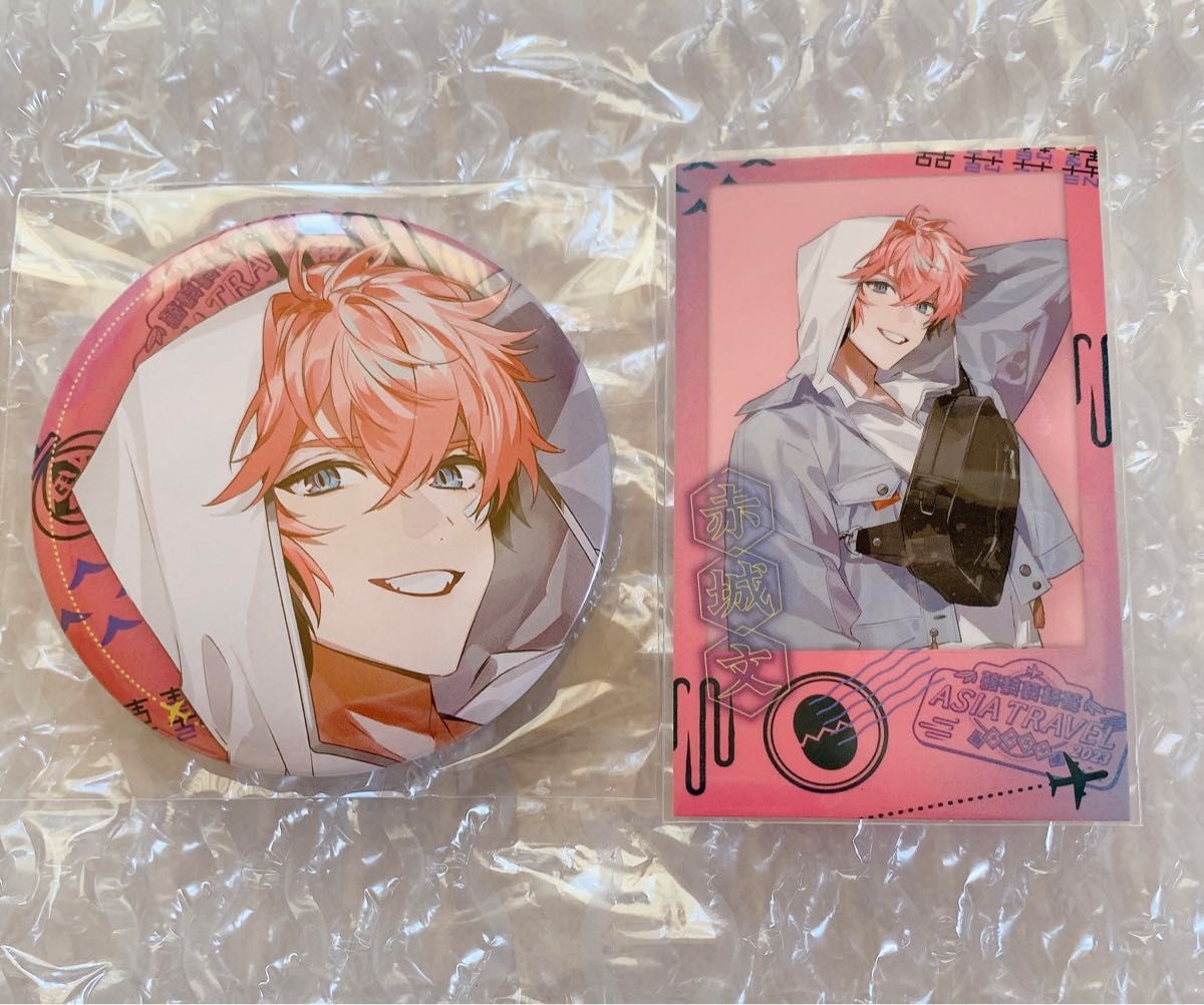 にじさんじ Asia Travel 2023 赤城ウェン 缶バッジ チェキ｜Yahoo