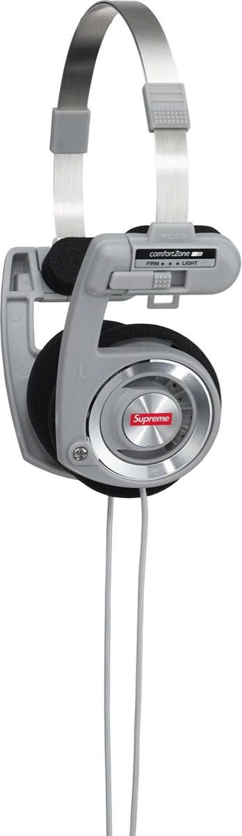 Supreme Koss PortaPro Headphones Silver シュプリーム コス ポタプロ