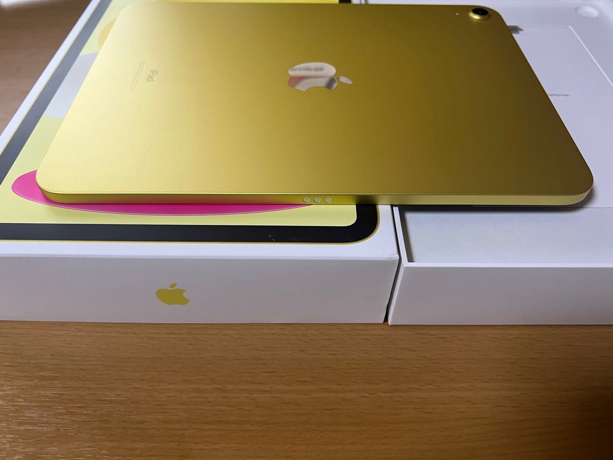 新品同様 】iPad 第10世代 Wi-Fi 64GB イエロー A2696 MPQ23J/A 動作