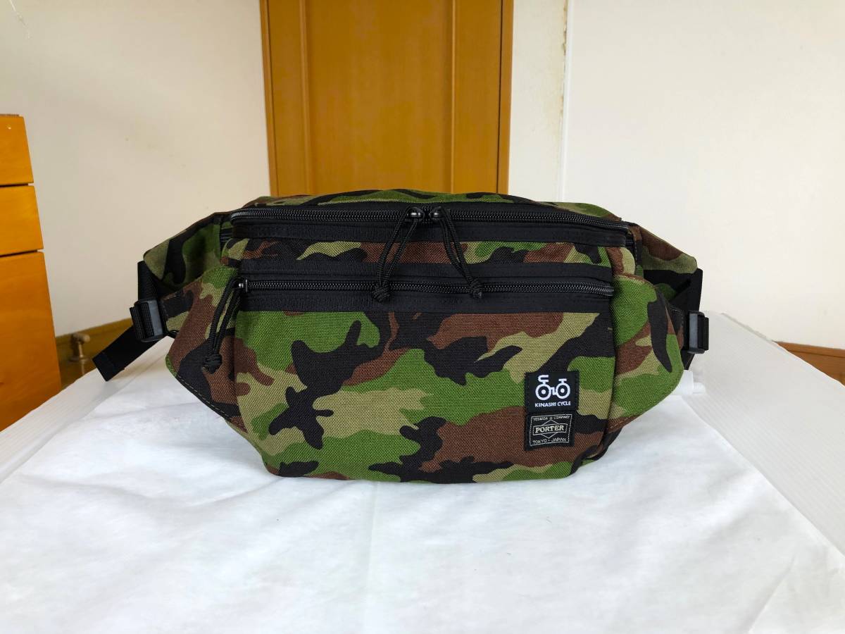 木梨サイクル ポーター ウエストバッグ 迷彩 【公式通販】