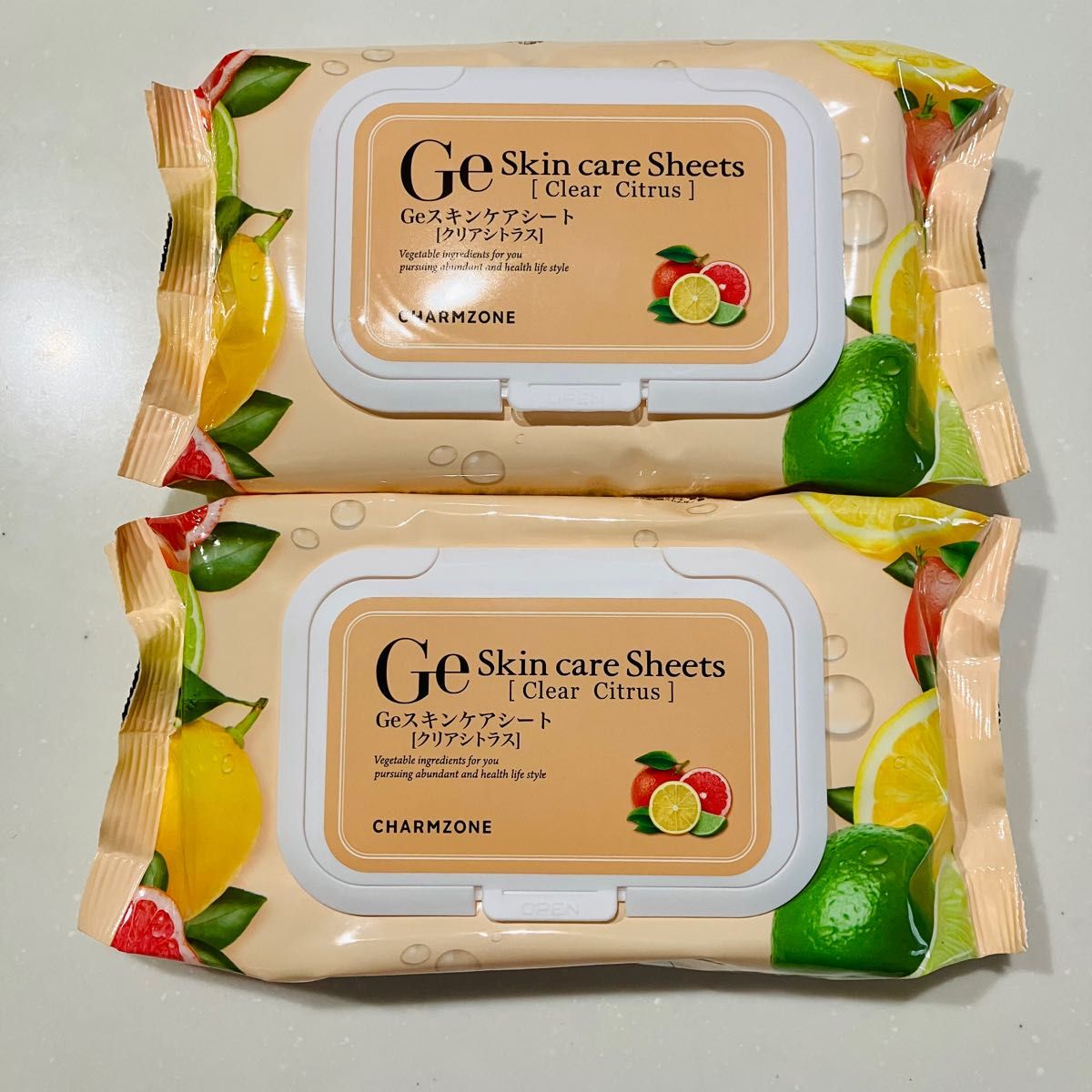 Geスキンケアシート クリアシトラス/チャームゾーン クレンジング