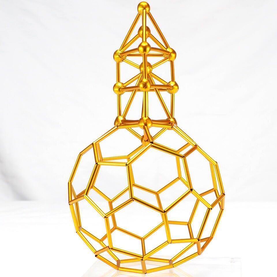 ヒンメリ フラーレン＋3D生命の樹