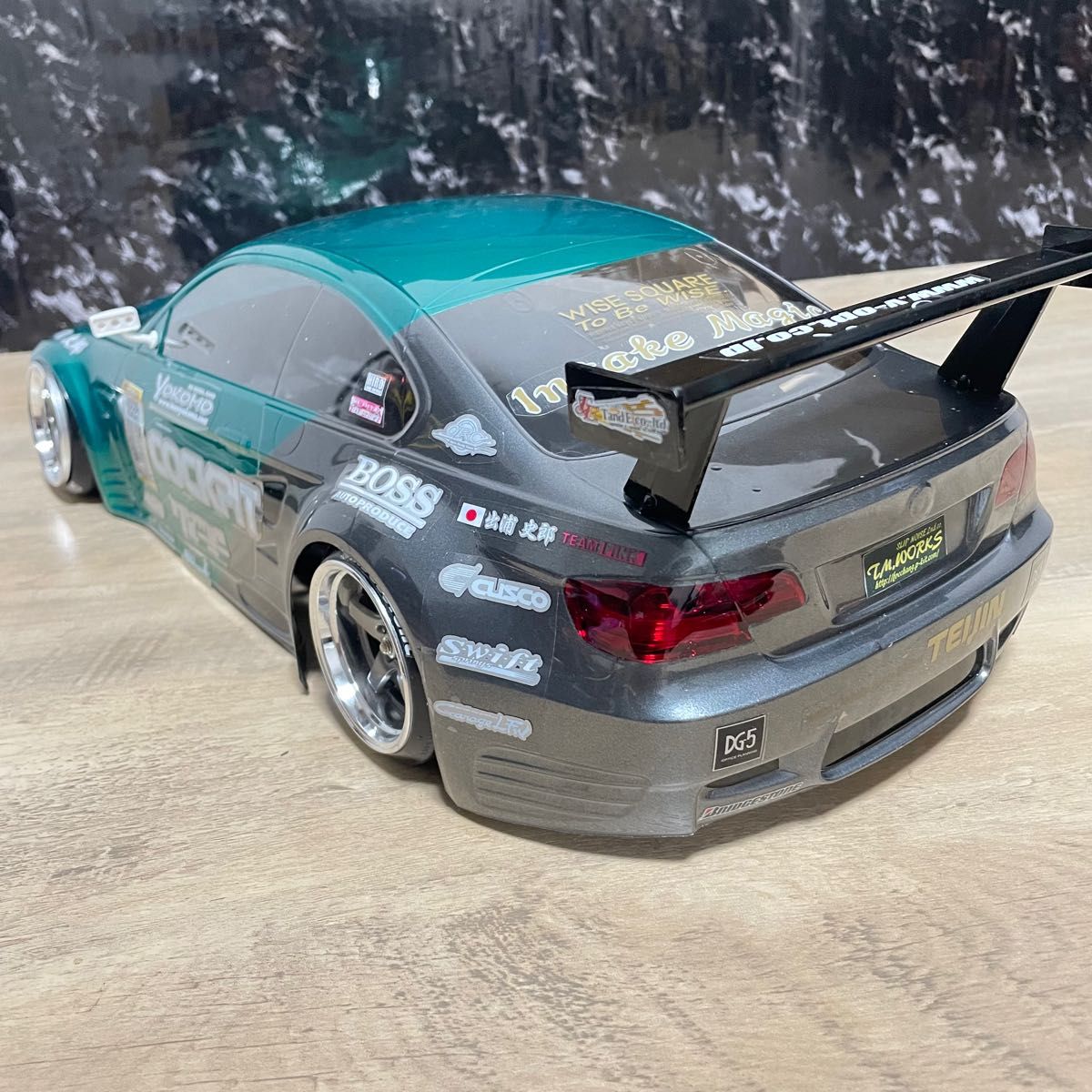 タミヤ bmw m3 1/10 ラジコン ボディ ドリフト rc yd-2 完成品 塗装