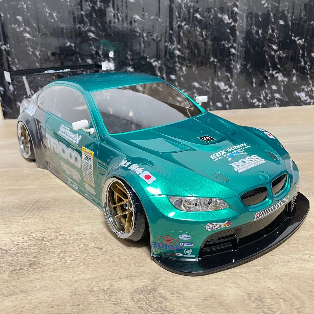 タミヤ bmw m3 1/10 ラジコン ボディ ドリフト rc yd-2 完成品 塗装