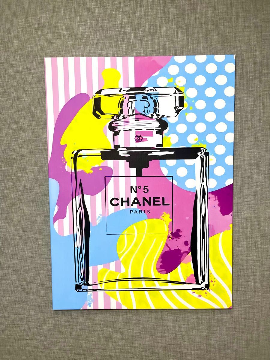 No.93木枠付きキャンバスアート ブランドアートポスター 香水 chance