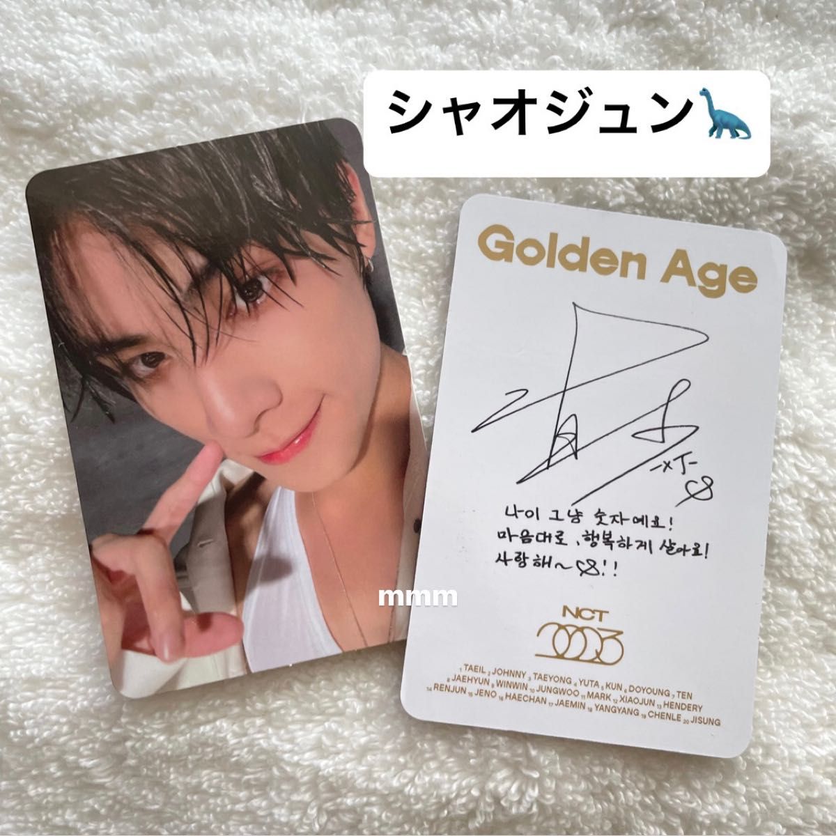 NCT 2023 golden age シャオジュン イヤーブック スペシャル NCT 2023