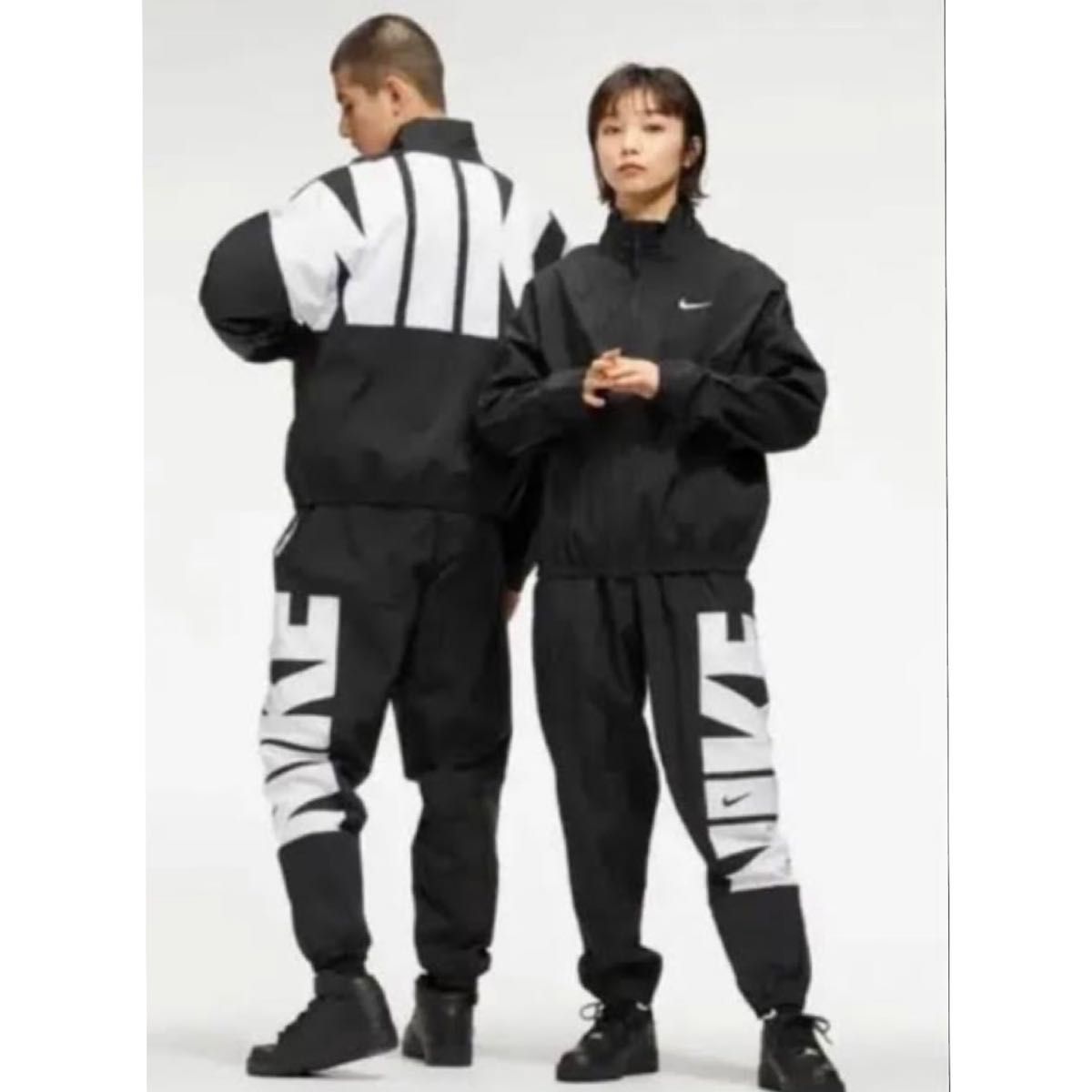 NIKE ナイキ セットアップ XL ビッグ ロゴ ウーブン ジャケット パンツ