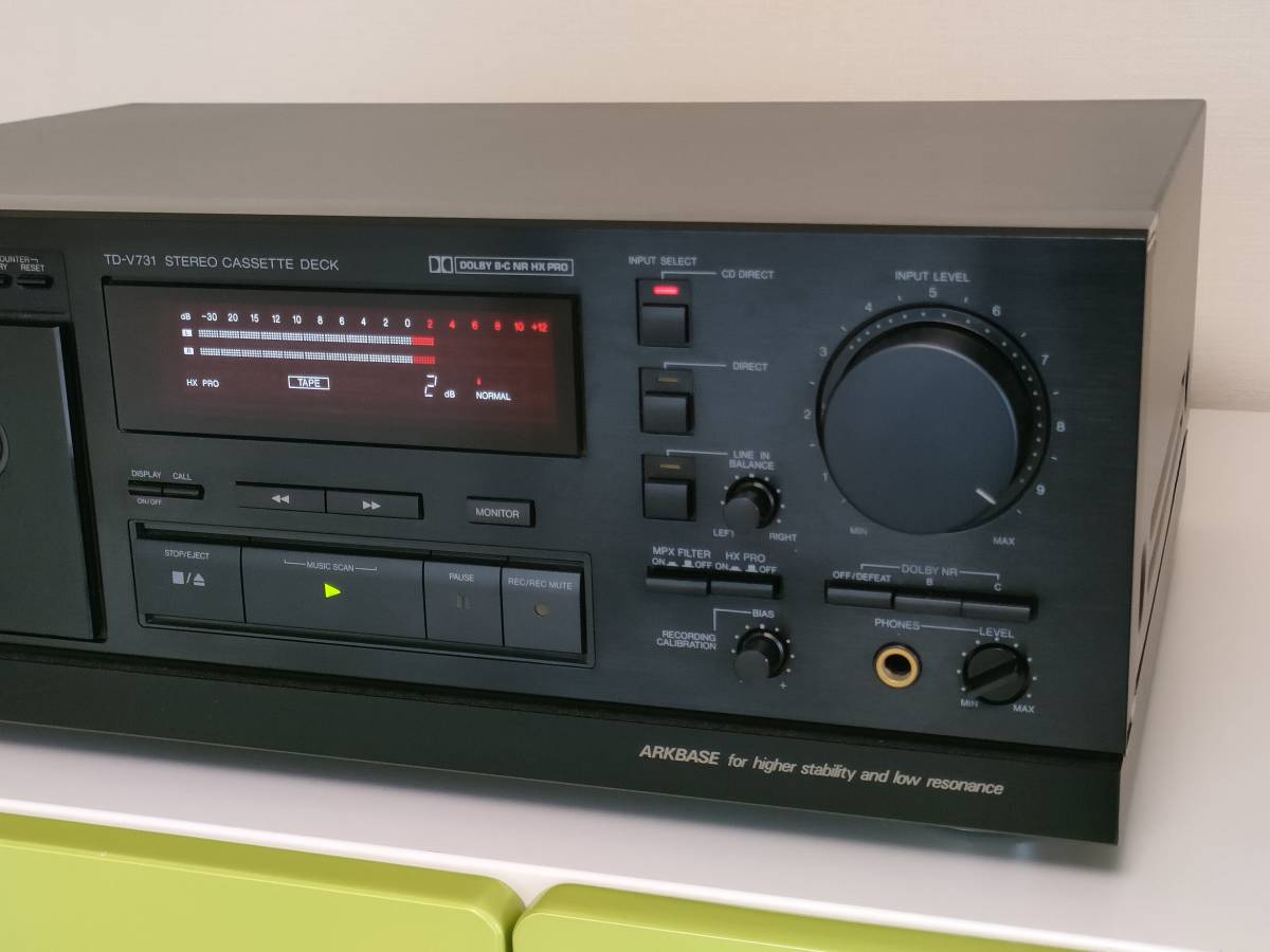 メンテ済み】Victor ビクター TD-V731 3ヘッド カセットデッキ 極上品