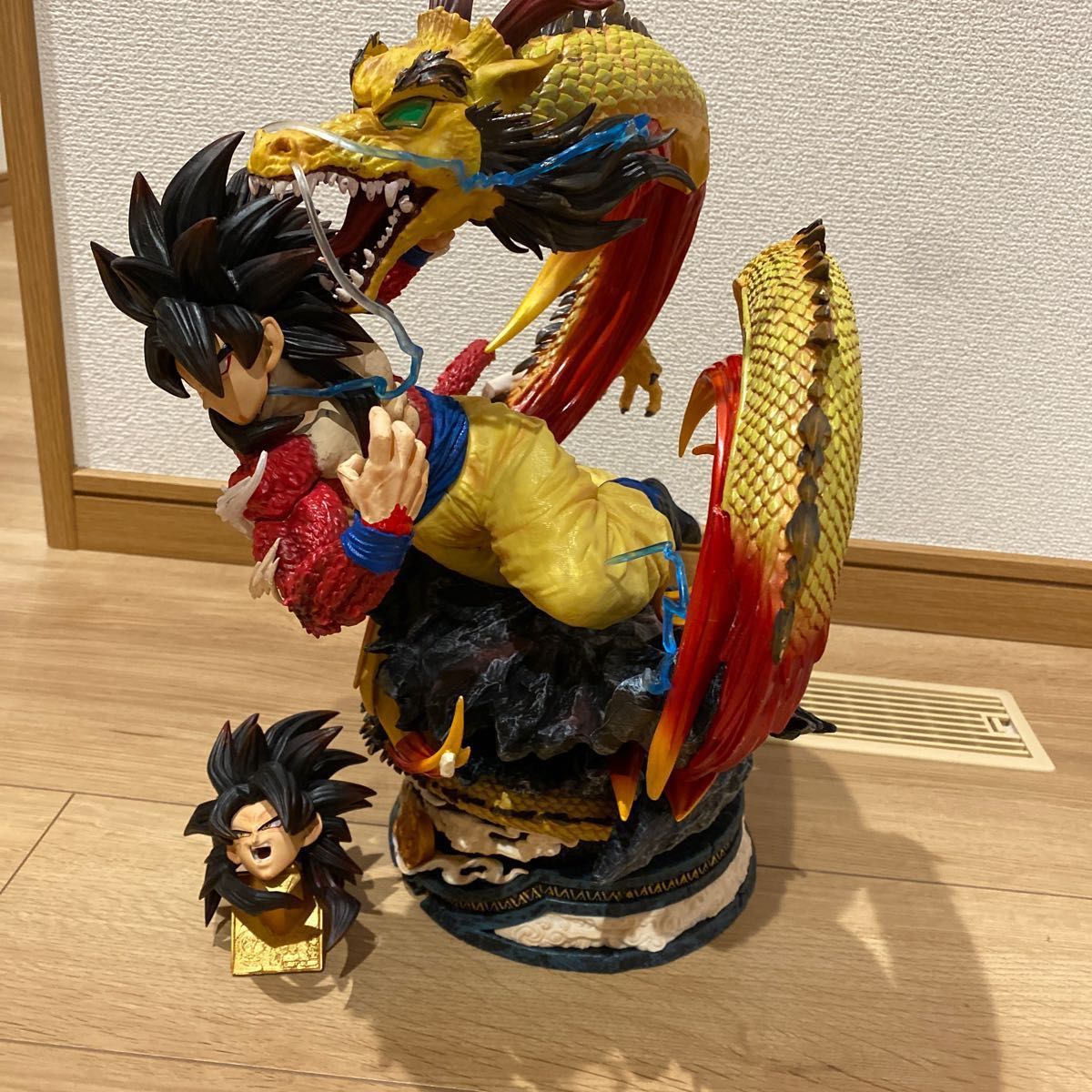 ドラゴンボール 特大 龍拳悟空 頭2個セットガレージキット｜Yahoo