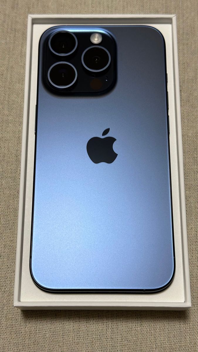 iPhone15 pro ブルーチタニウム Apple iPhone 15 Pro 256GB SIMフリー