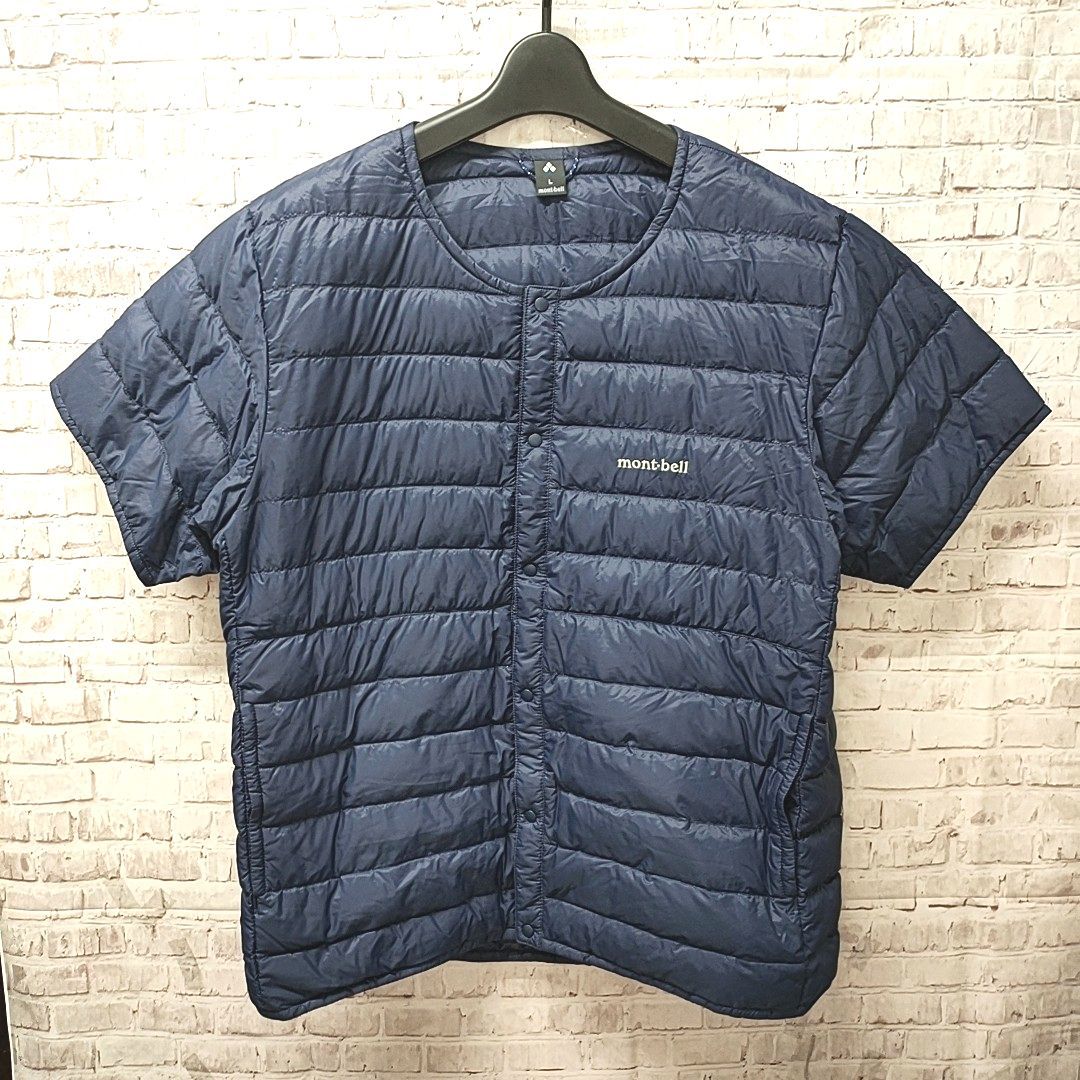 良品】mont-bell モンベル スペリオダウン ラウンドネックT メンズ