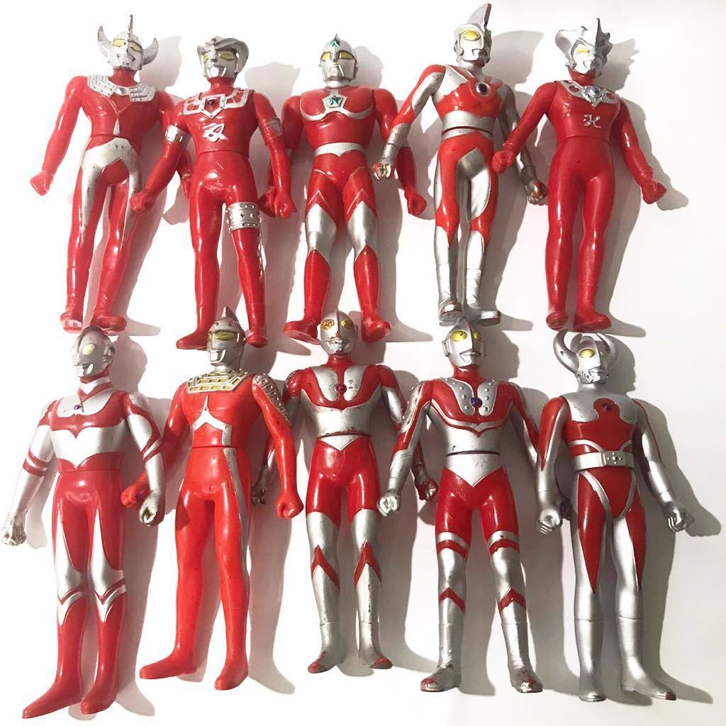Yahoo!オークション - 昭和レトロ ウルトラマン ソフビ フィギュア 人