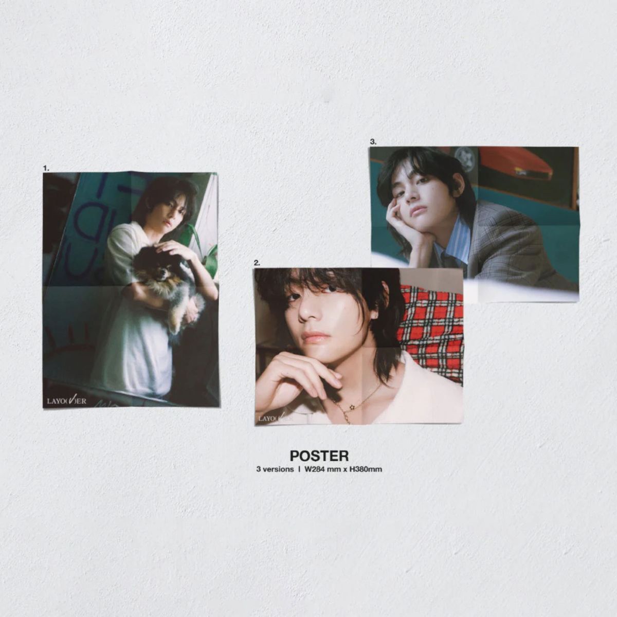 BTS テテ テヒョン v アルバム layover トレカ 新品未使用 青 ブルー