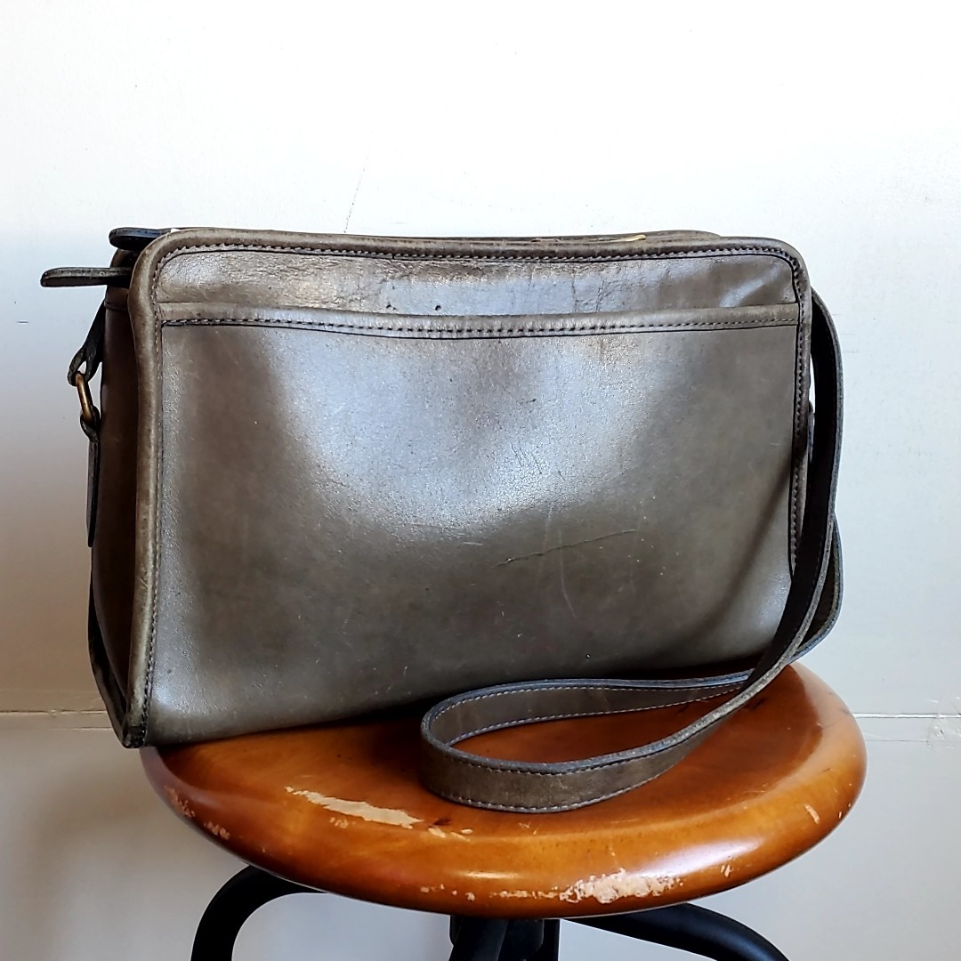921 70s80s 希少 USA製 オールドコーチ OLD COACH レザーショルダー