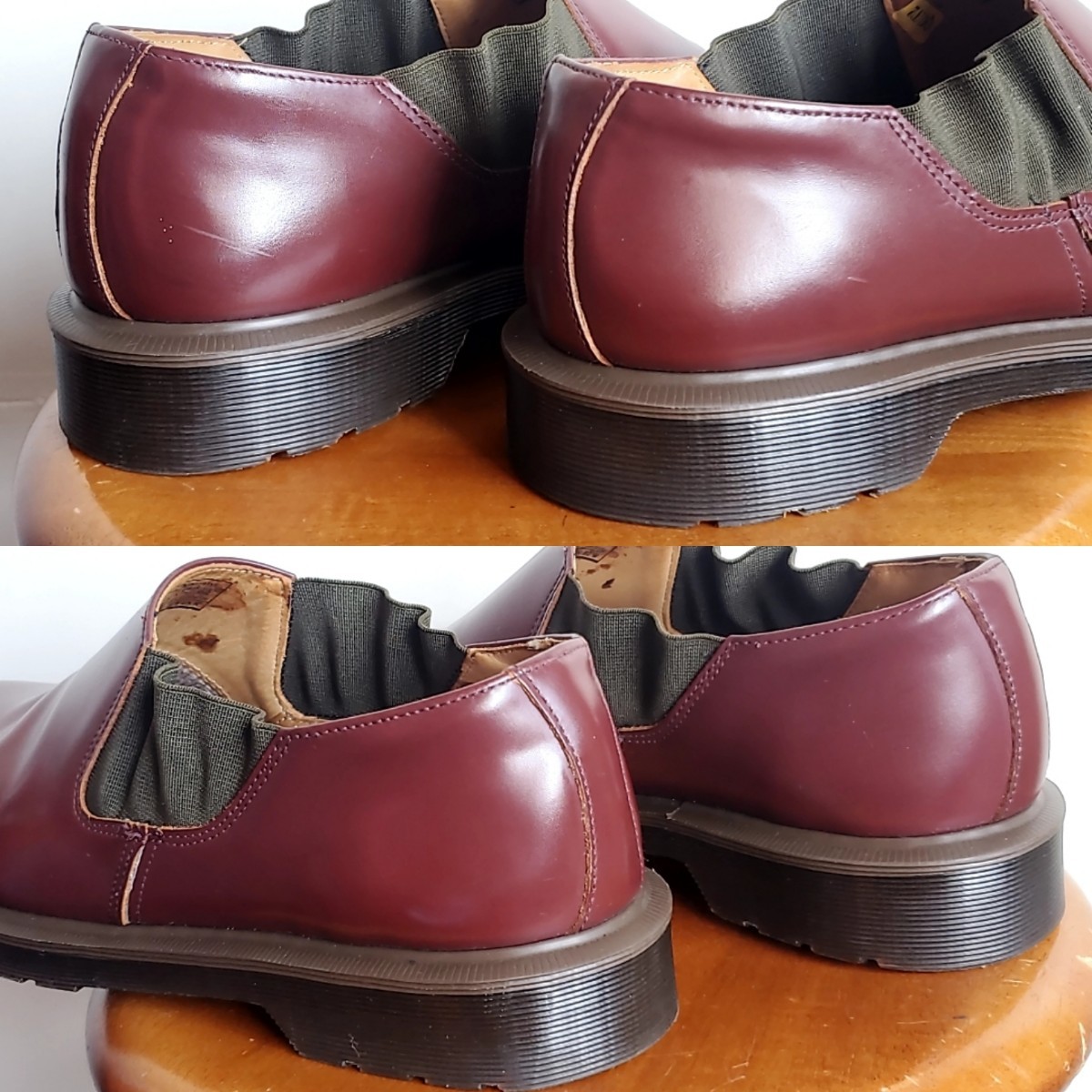 915 ドクターマーチン Dr Martens ローカット サイドゴアシューズ UK8